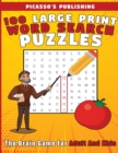 101 Large Print Word Search Puzzles - The Brain Games For Adults And Kids - Book