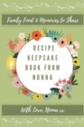 Recipe Keepsake Book From Nonna : Family Food Memories to Share - Book