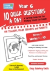 Lizard Learning 10 Quick Questions A Day Year 6 Term 1 - Book