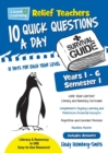 Lizard Learning Relief Teachers 10 Quick Questions a Day - A Survival Guide : Semester 1 - Book