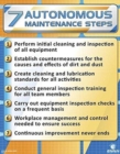 7 Autonomous Maintenance Steps Poster - Book