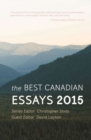 The Best Canadian Essays 2015 - Book