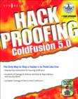 Hack Proofing ColdFusion - Book
