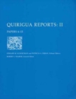 Quirigua Reports, Volume II : Papers 6-15 - Book