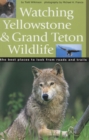Watching Yellowstone and Grand Teton Wildlife : The Best Places to Look from Roads and Trails - Book