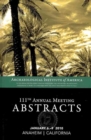 AIA 111th Annual Meeting Abstracts : Volume 33 - Book
