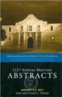 The AIA 112th Annual Meeting Abstracts, volume 34 - Book