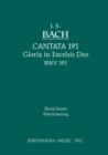Gloria in Excelsis Deo, BWV 191 : Vocal score - Book