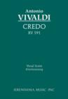 Credo, RV 591 : Vocal score - Book