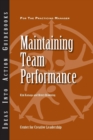 Maintaining Team Performance - eBook