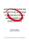How to Design an Effective System for Developing Managers and Executives - eBook