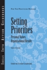 Setting Priorities: Personal Values, Organizational Results - eBook