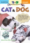 3D Craft: Animals: Cat & Dog - Book