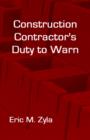 Construction Contractor's Duty to Warn - Book