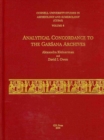 CUSAS 04 : Analytical Concordance to the Garsana Archives - Book
