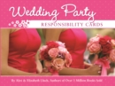 Wedding Party Responsibility Cards - Book
