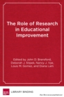 The Role of Research in Educational Improvement - Book