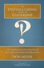 The Distinguishing Mark of Leadership - Book