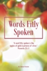 Words Fitly Spoken - Book