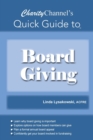 CharityChannel's Quick Guide to Board Giving - Book