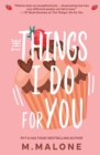 The Things I Do for You - Book
