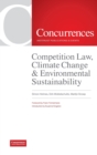 Competition Law, Climate Change & Environmental Sustainability - Book