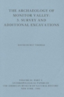 The Archaeology of Monitor Valley : 3. Survey and Additional Excavations - Book