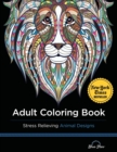 Adult Coloring Book: Stress Relieving Animal Designs - Book