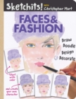 Sketchits! Faces & Fashion : Draw and Complete 100+ Color Templates - Book