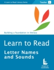Letter Names and Sounds, Teacher Edition - Book