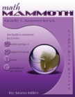 Math Mammoth Grade 1 Answer Keys - Book