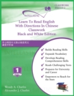 Learn To Read English With Directions In Chinese Classwork : Black and White Edition - Book