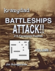 Krazydad Battleships Attack!! Volume 2 : 216 Ferocious Puzzles - Book