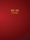 2020 - 2024 5-Year Planner : 60-Month Calendar (Red) - Book