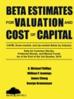 Beta Estimates for Valuation and Cost of Capital, As of the End of 3rd Quarter, 2018 - Book