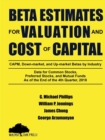 Beta Estimates for Valuation and Cost of Capital, as of the End of 4th Quarter, 2018 - Book
