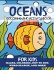 Oceans Coloring and Activity Book for Kids - Book