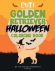 Cute Golden Retriever Halloween Coloring Book - Book