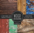 Wood Background Scrapbook Paper Pad 8x8 Scrapbooking Kit for Papercrafts, Cardmaking, DIY Crafts, Rustic Texture Design, Multicolor - Book