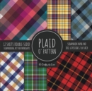 Plaid O' Pattern Scrapbook Paper Pad 8x8 Scrapbooking Kit for Papercrafts, Cardmaking, DIY Crafts, Tartan Gingham Check Scottish Design, Multicolor - Book
