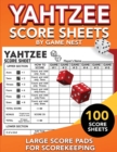 Yahtzee Score Sheets : 100 Large Score Pads for Scorekeeping | 8.5" x 11" Yahtzee Score Cards - Book
