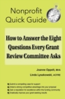 How to Answer the Eight Questions Every Grant Review Committee Asks - Book