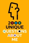2000 Unique Questions About Me - Book