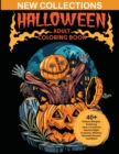 Halloween Adult Coloring Books : New Collections of Over 40 Unique Designs, Featuring Jack-o-Lanterns, Spooky Night Customs, Witches, Haunted Houses, and More - Book