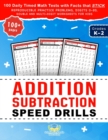 Addition Subtraction Speed Drills : 100 Daily Timed Math Tests with Facts that Stick, Reproducible Practice Problems, Digits 0-20, Double and Multi-Digit Worksheets for Kids in Grades K-2 - Book