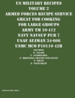 US Military Recipes Volume 2 Armed Forces Recipe Service Great for Cooking for Large Groups - Book