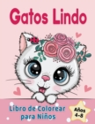Gatos Lindo Libro de Colorear para Ninos de 4 a 8 anos : Adorables gatos de dibujos animados, gatitos & unicornio gatos caticorn - Book