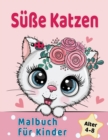 Suße Katzen Malbuch fur Kinder von 4-8 Jahren : Entzuckende Comic-Katzen, Katzchen & Einhorn-Katzen Caticorn Malbucher fur Kinder - Book