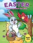Easter Coloring Book for Kids Ages 4-8 : Easter Basket Stuffer with Cute Bunny, Easter Egg & Spring Designs - Book