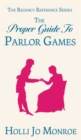 The Proper Guide to Parlor Games - Book